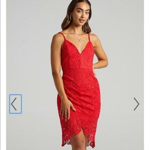 Showpo Typical Lovers Dress in Red